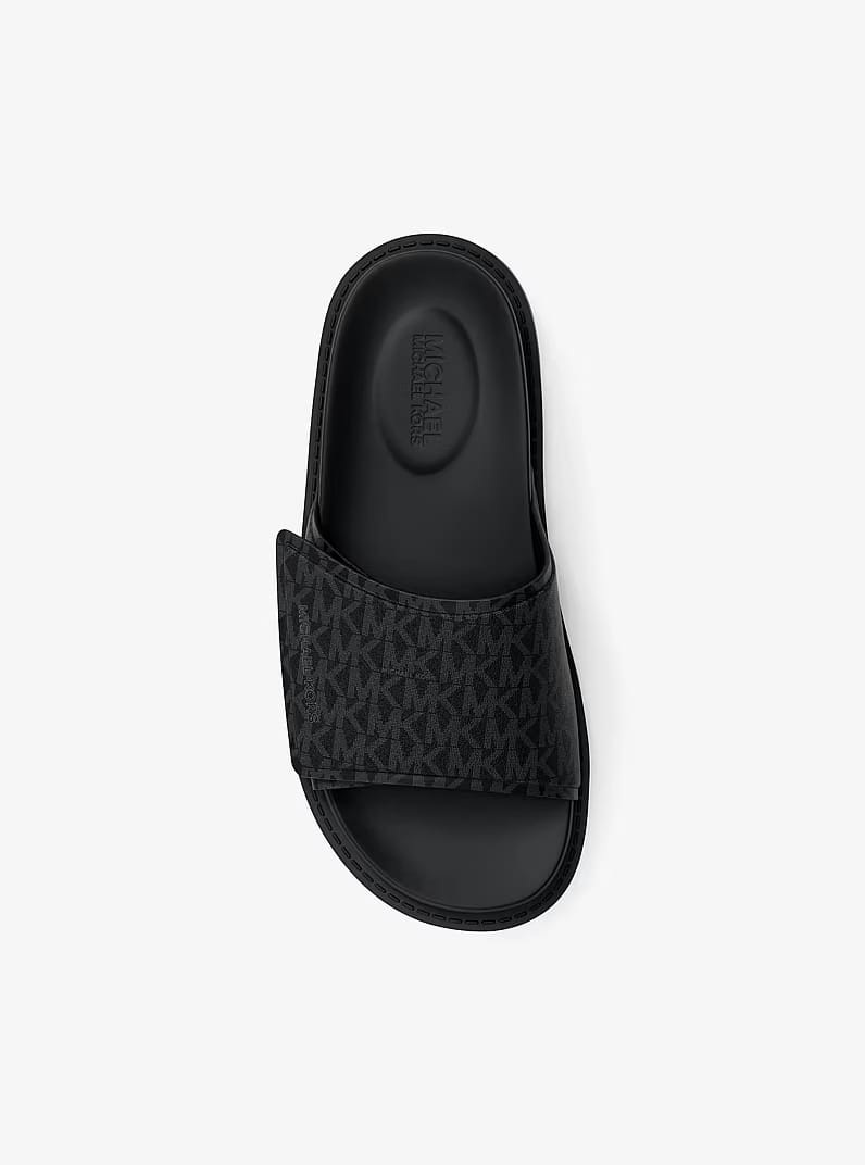 Luka Signature Logo Slide BLACK Sandal