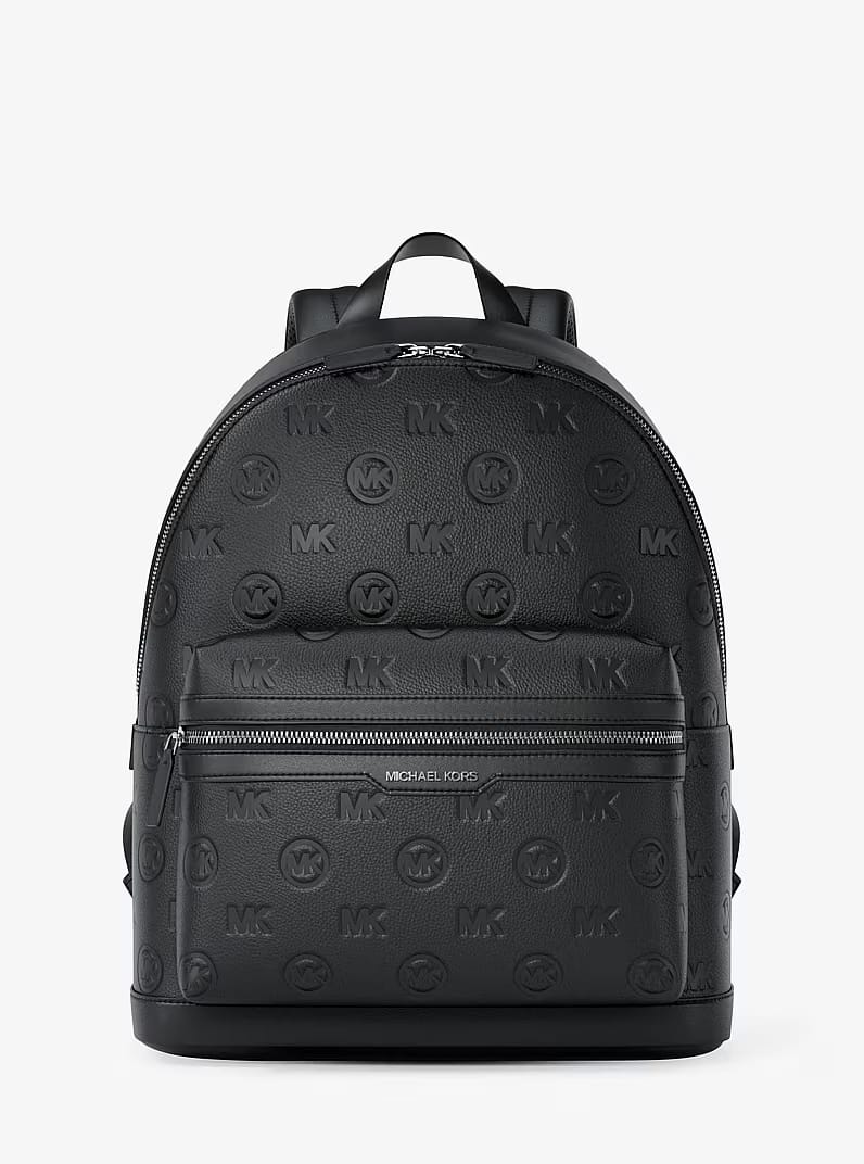 Cooper Medium Logo Debossed Dome BLACK Backpack