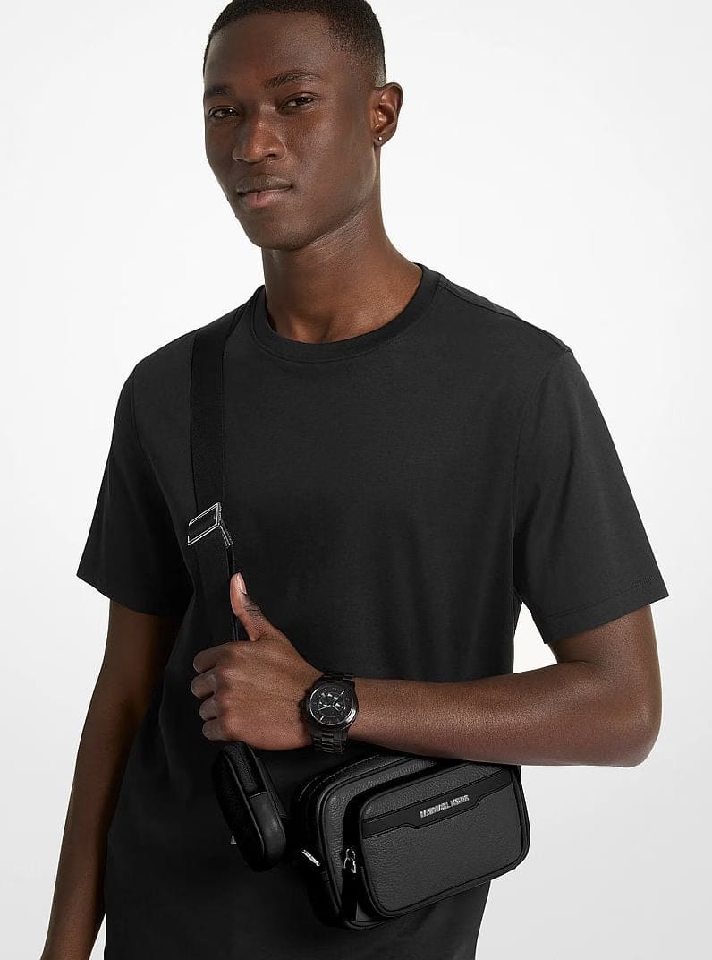 Cooper Pebbled Leather Camera black Bag