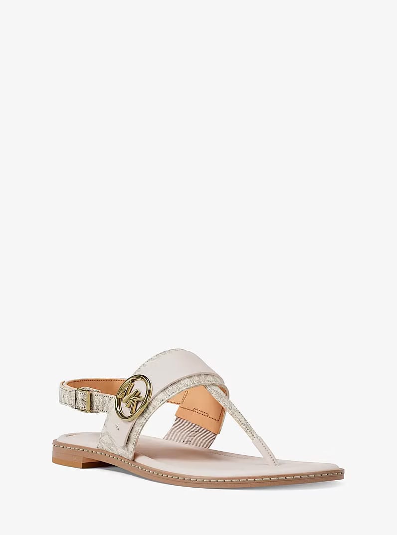 Carmen Signature Logo Sandal VANILLA