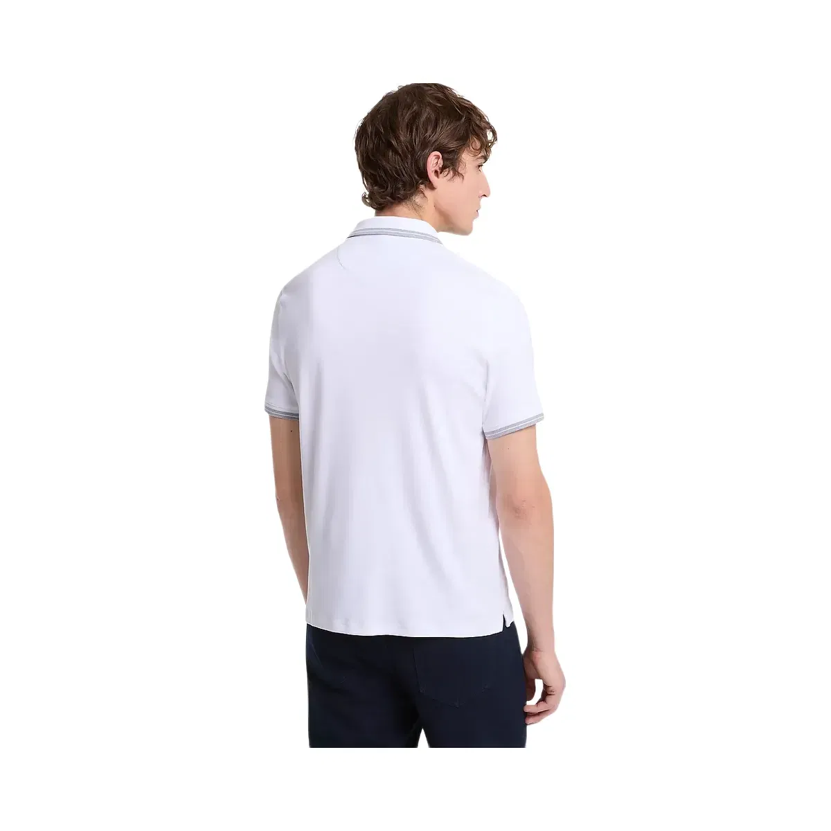Greenwich Cotton Polo Shirt WHITE