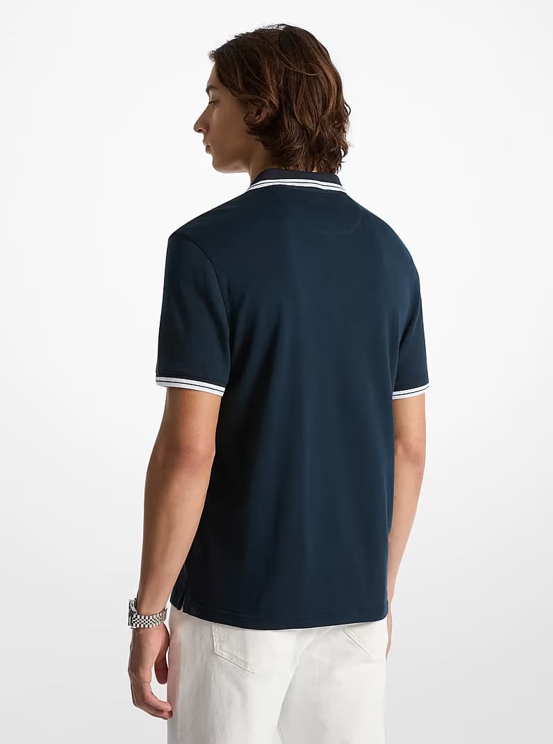Greenwich Cotton Polo Shirt MIDNIGHT