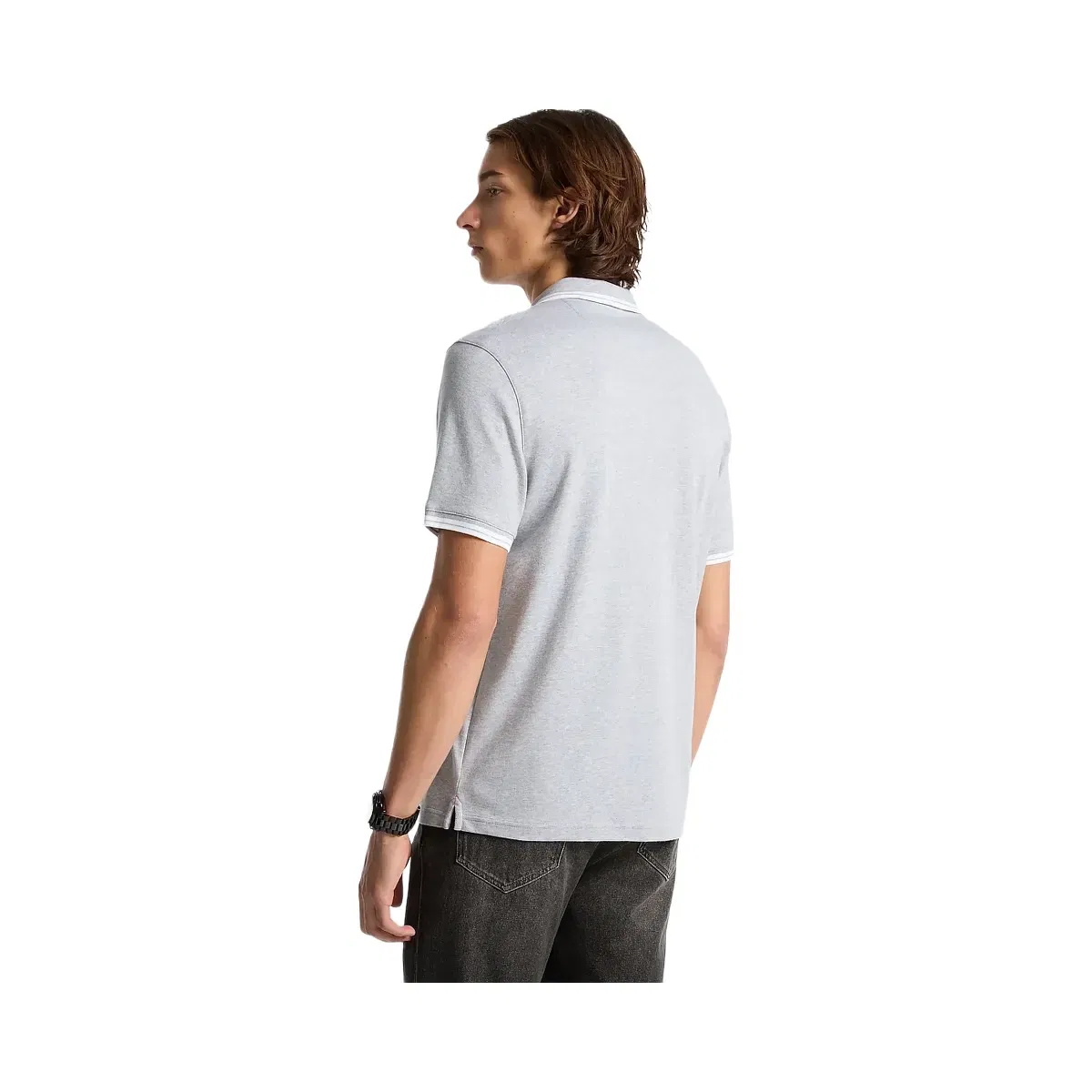 Greenwich Cotton Polo Shirt HEATHER GREY