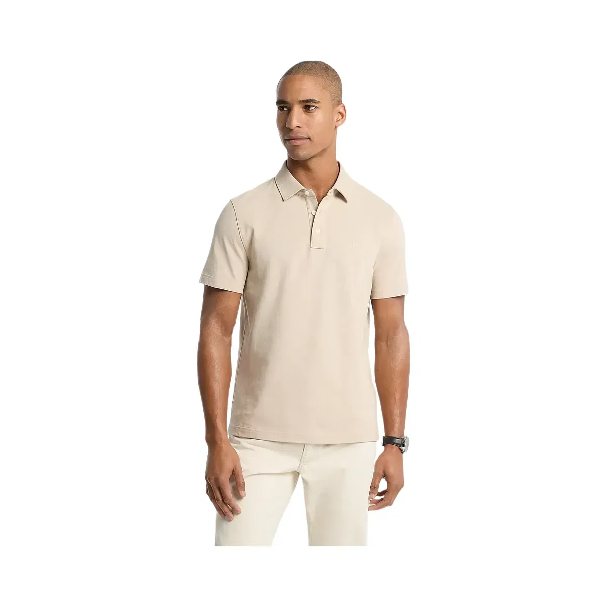 Pima Cotton Piqué Polo Shirt LIGHT SAND