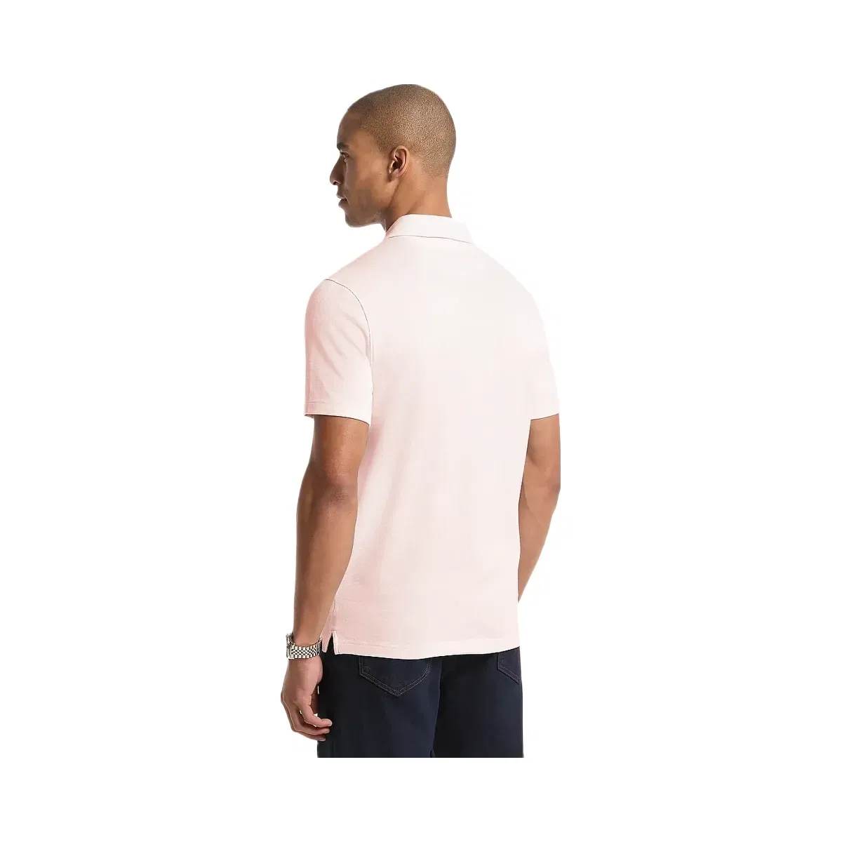 Pima Cotton Piqué Polo Shirt POWDER BLUSH