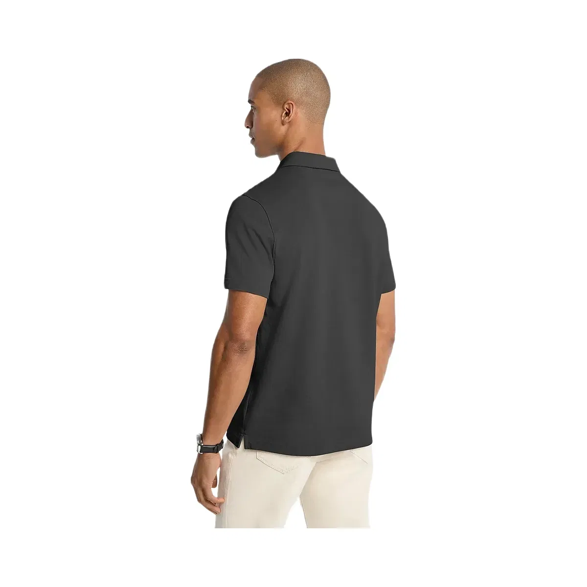 Pima Cotton Piqué Polo Shirt BLACK