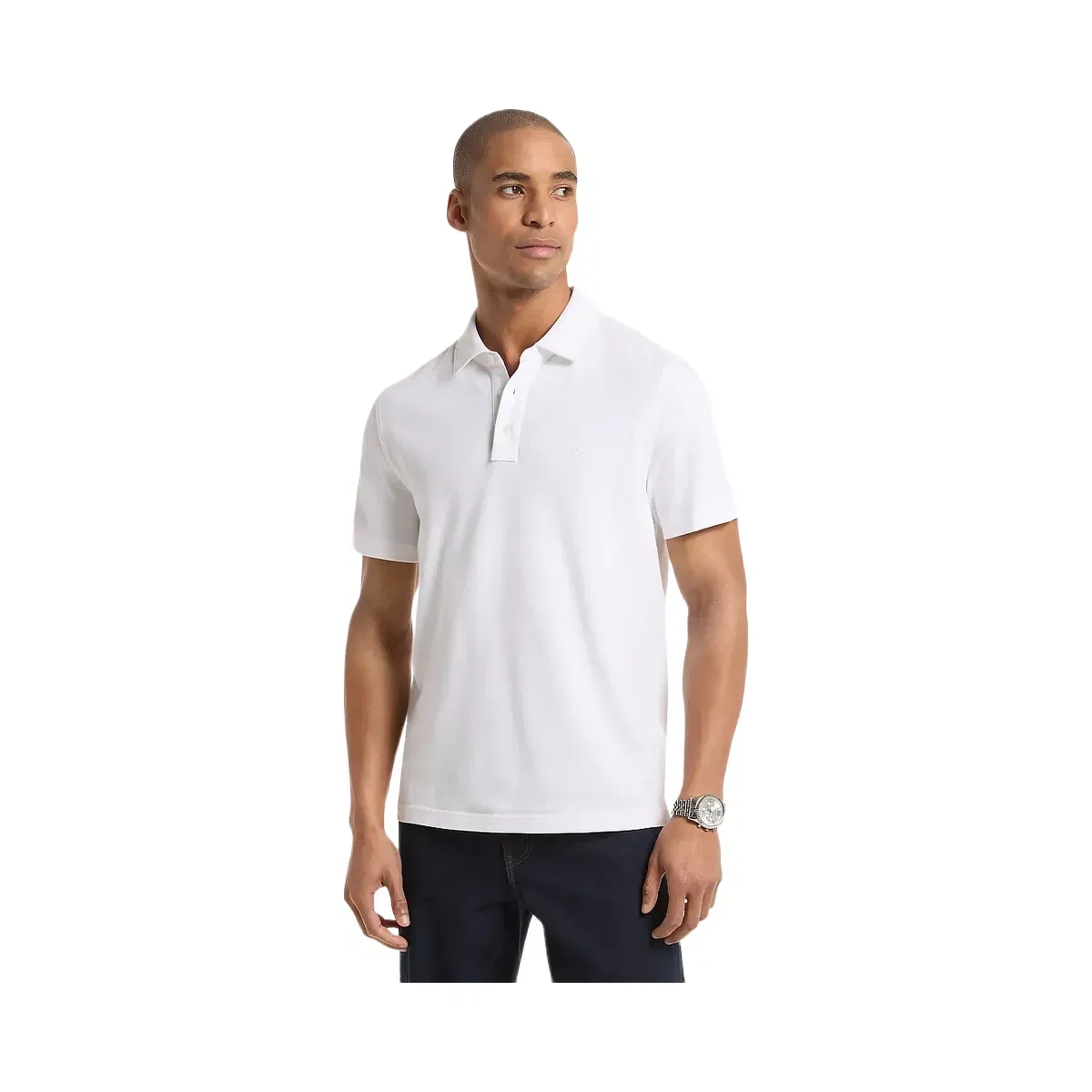 Pima Cotton Piqué Polo Shirt WHITE