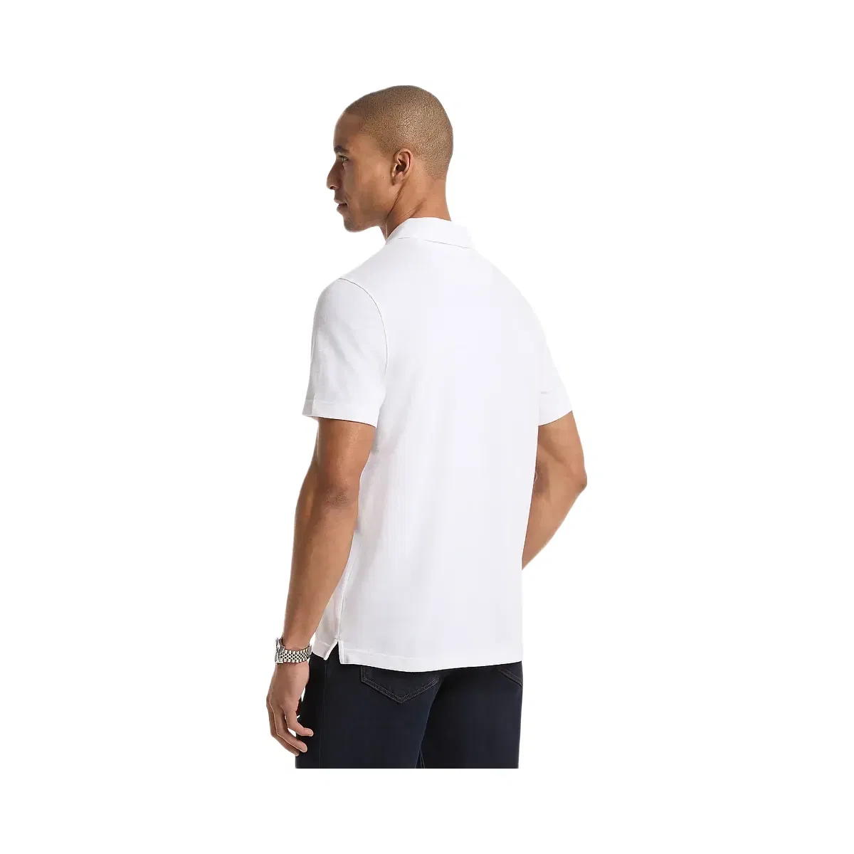 Pima Cotton Piqué Polo Shirt WHITE
