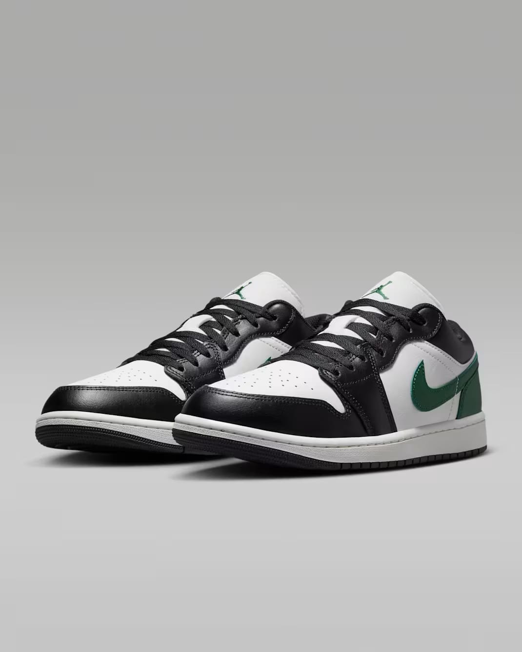 Air Jordan 1 Low Black/Gorge Green/Summit White