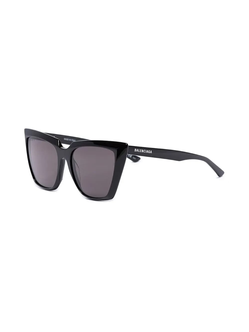 logo-engraved cat-eye sunglasses