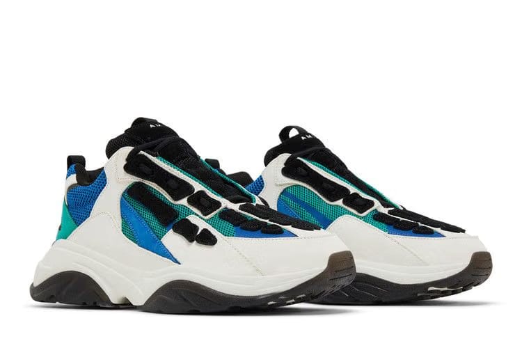 Amiri Bone Runner White Black Teal