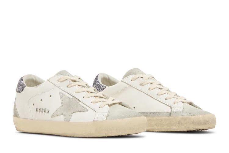Golden Goose Wmns Superstar 'White Grey Glitter'