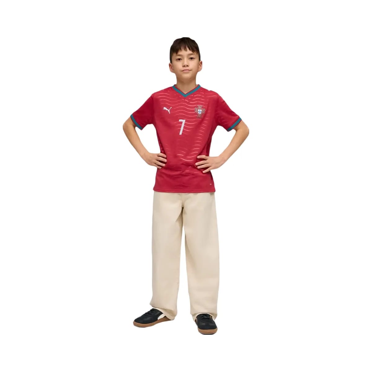 FIFA 2026 Portugal Home Ronaldo 7 Jersey - Youth