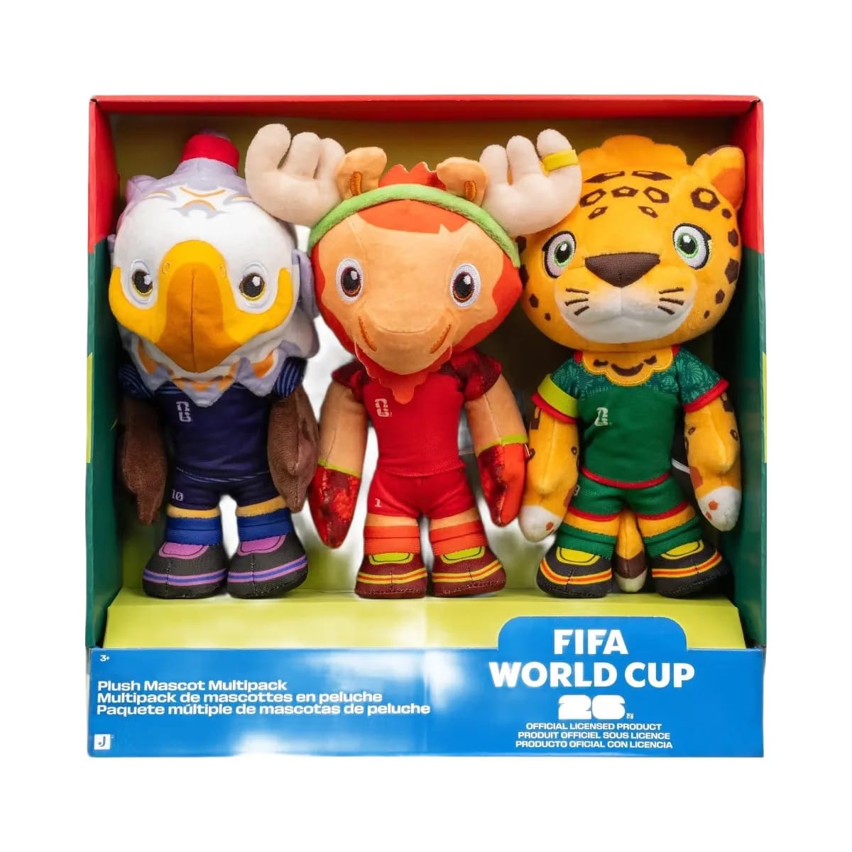FIFA World Cup 2026 10" Mascot Plush Multipack
