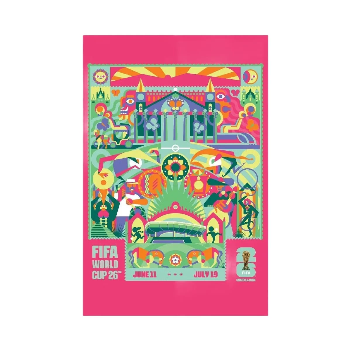 FIFA World Cup 2026 Guadalajara Host City Poster