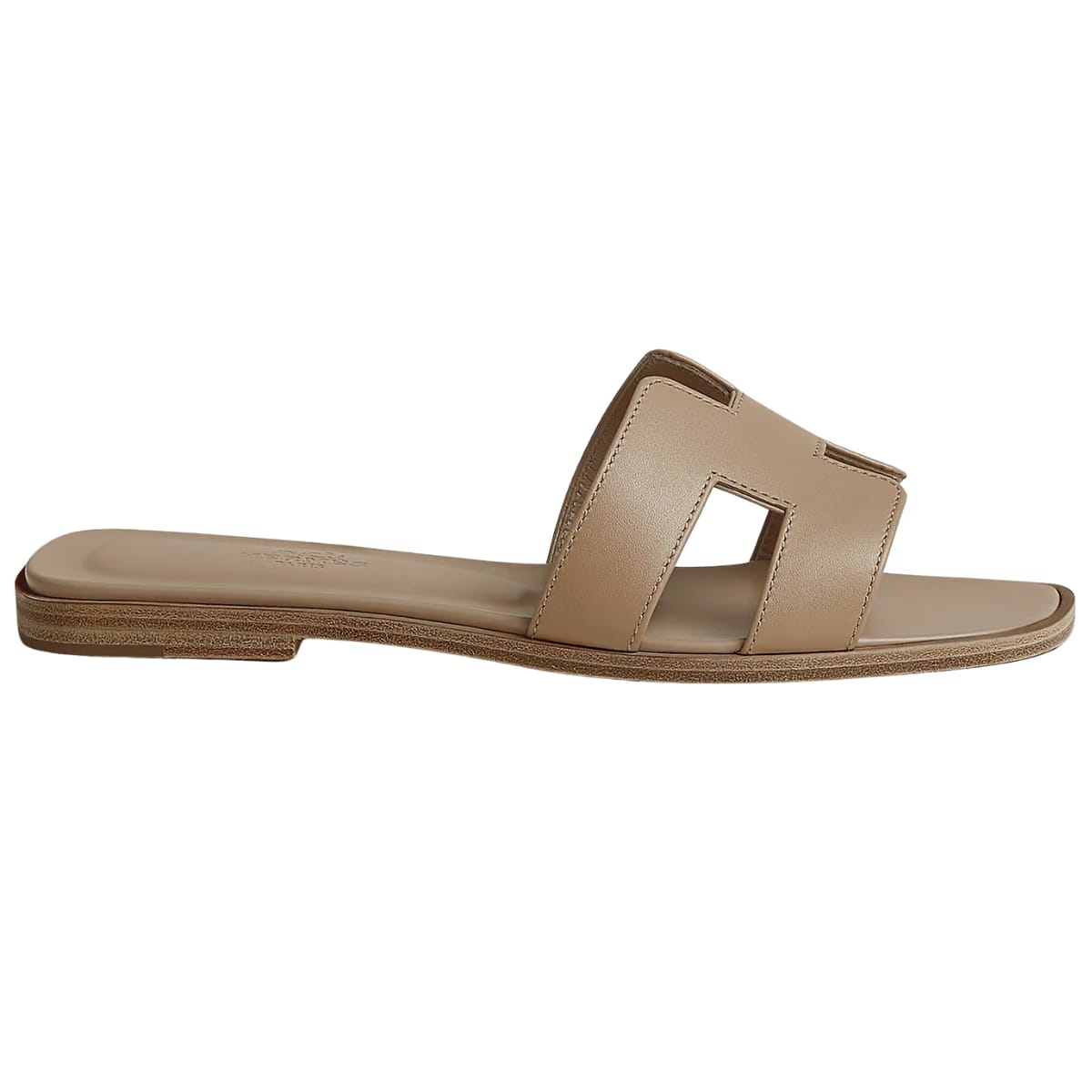 Hermes Oran sandal camel