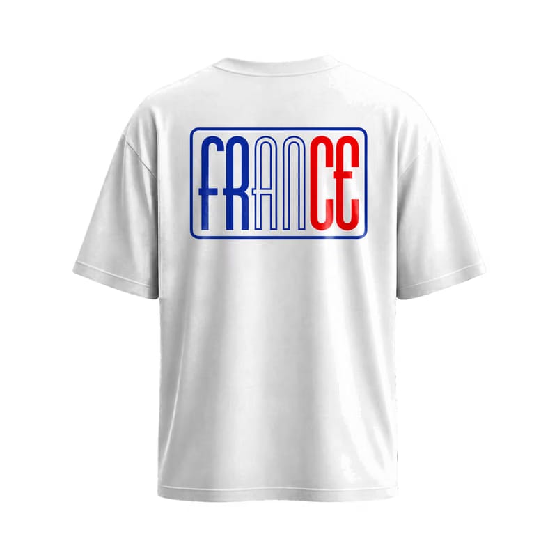 Off Supply France Block White T-Shirt