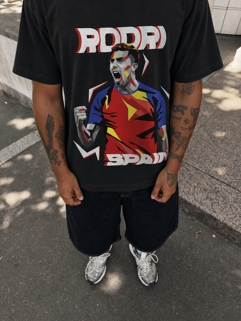 Off Supply Red Fury Black T-Shirt