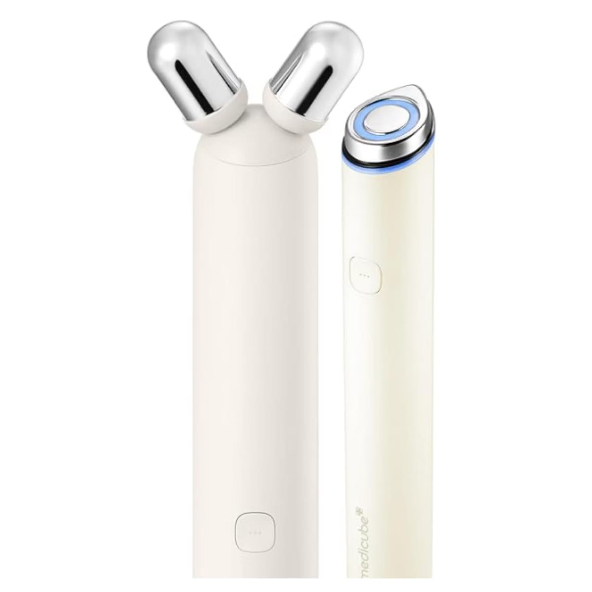 Medicube Mini Booster Pro Plus Face Roller Device Set | 2-in-1 Massage & Skincare Device | Jawline Care & Depuffing | Face & Body Massager with 3 Vibration Modes | Korean Facial Device