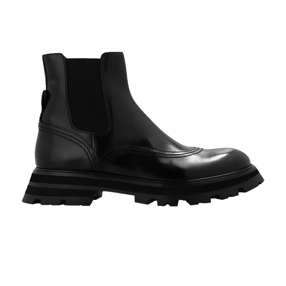 Alexander McQueen Wmns Wander Chelsea Boot 'Black' 2020