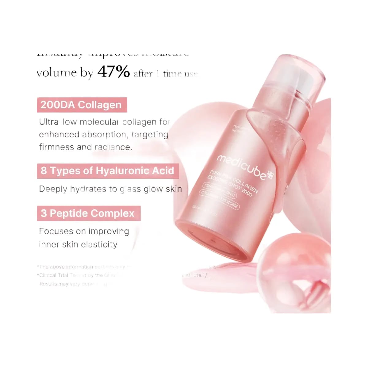 Medicube PDRN Pink Collagen Exosome Shot
