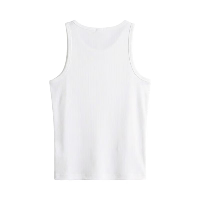 Essential Sculpt Fit Vest - White