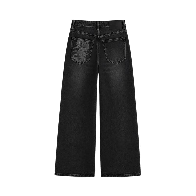 Myugen Ember Dragon Denim - Black