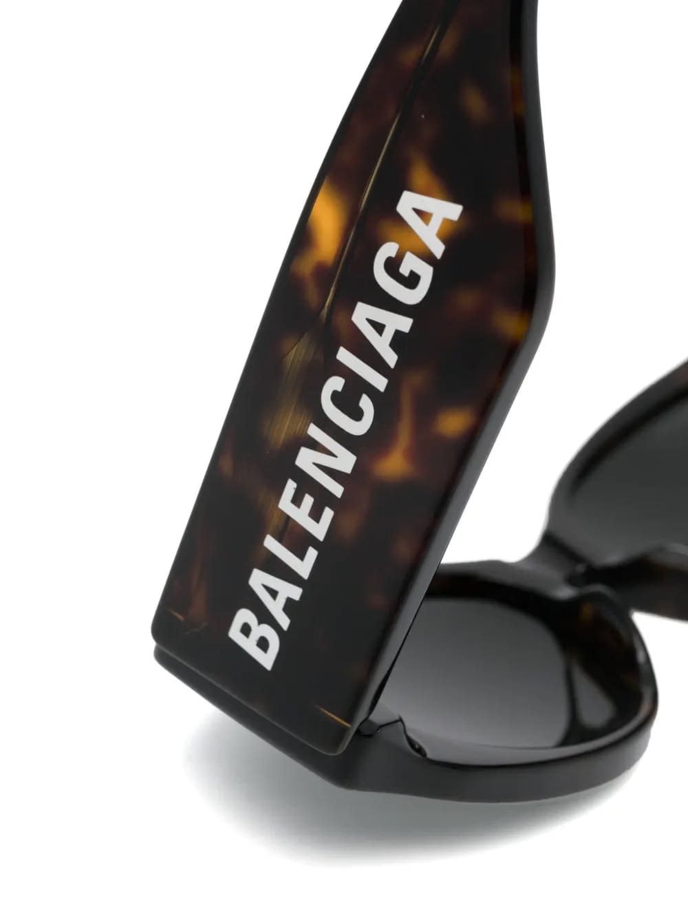 logo-print biker sunglasses