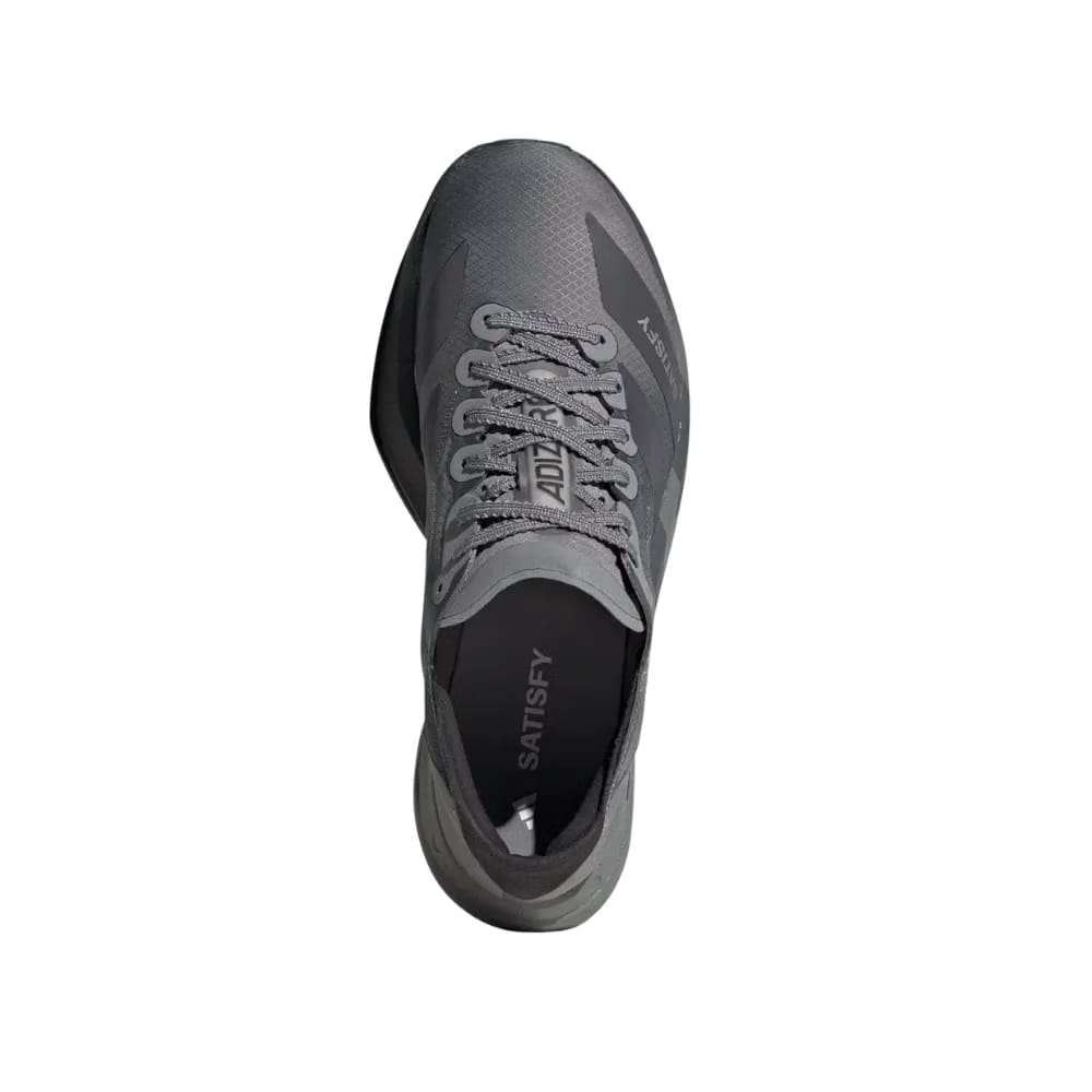 Satisfy x Adidas Adizero Adios Pro 4 'Grey Black'