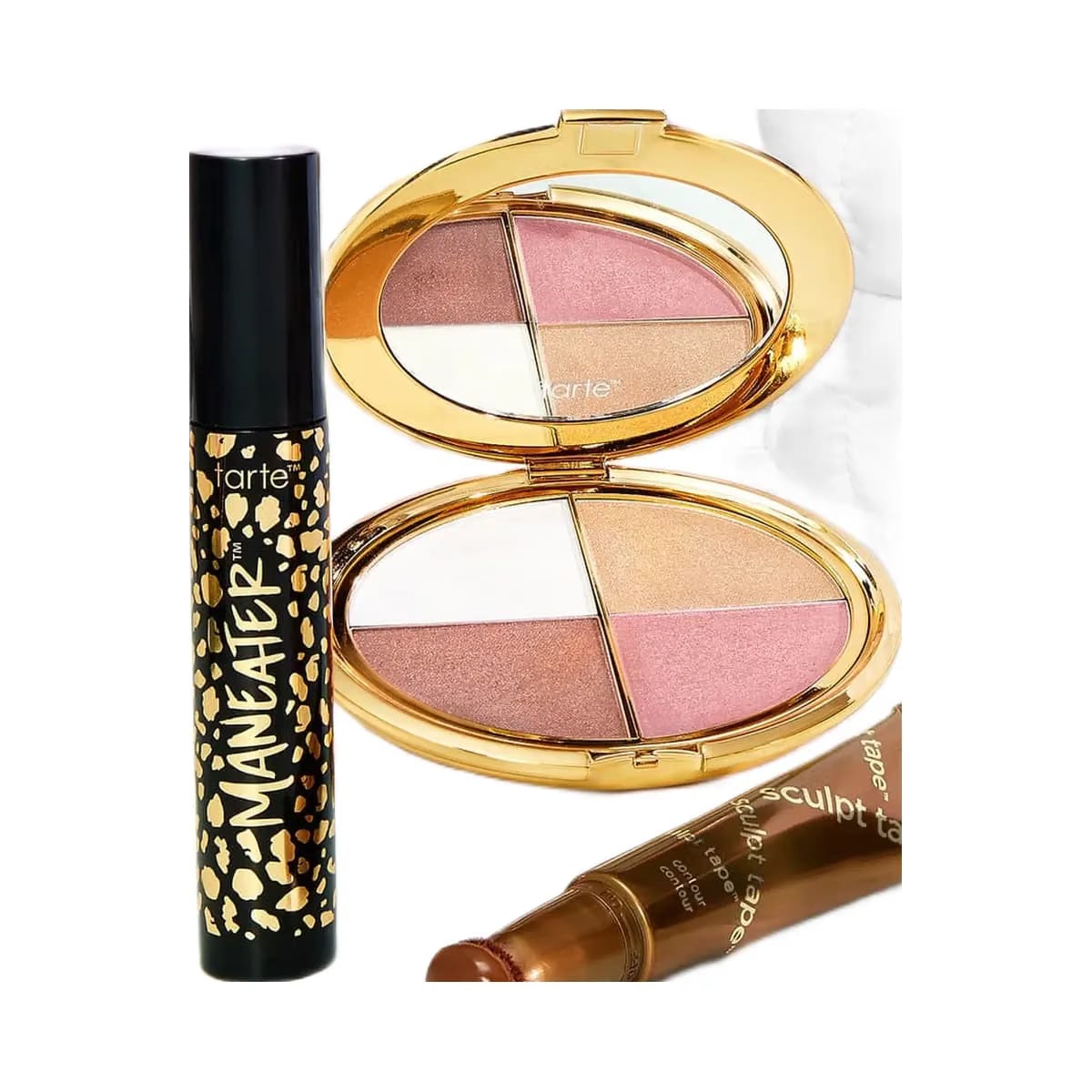 Tarte Tarte Puffy Makeup Bag In White