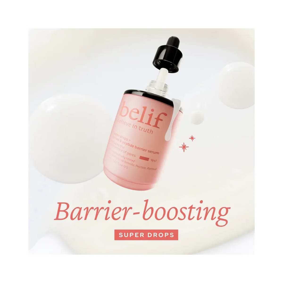belif Super Drops Retinol and Peptide Barrier Serum