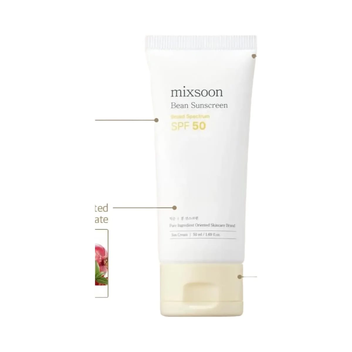 Mixsoon Bean Sunscreen SPF 50 Moisturizer