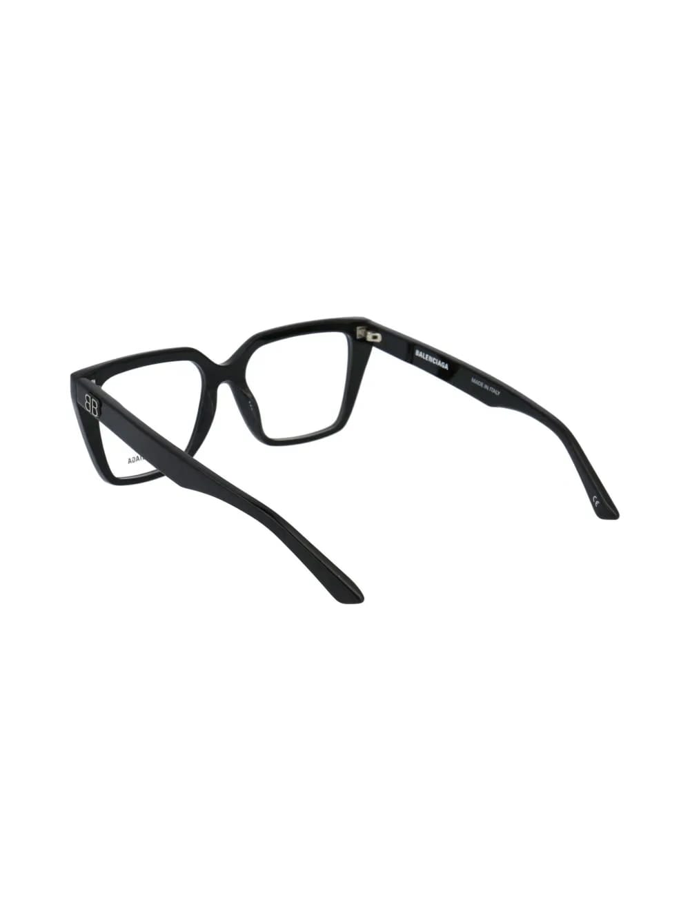square-frame logo-detail glasses
