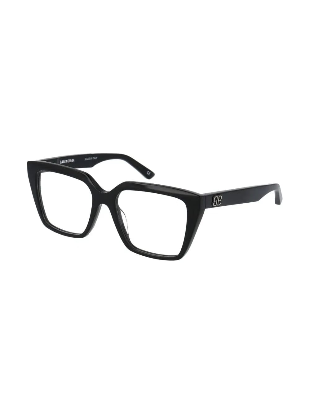 square-frame logo-detail glasses