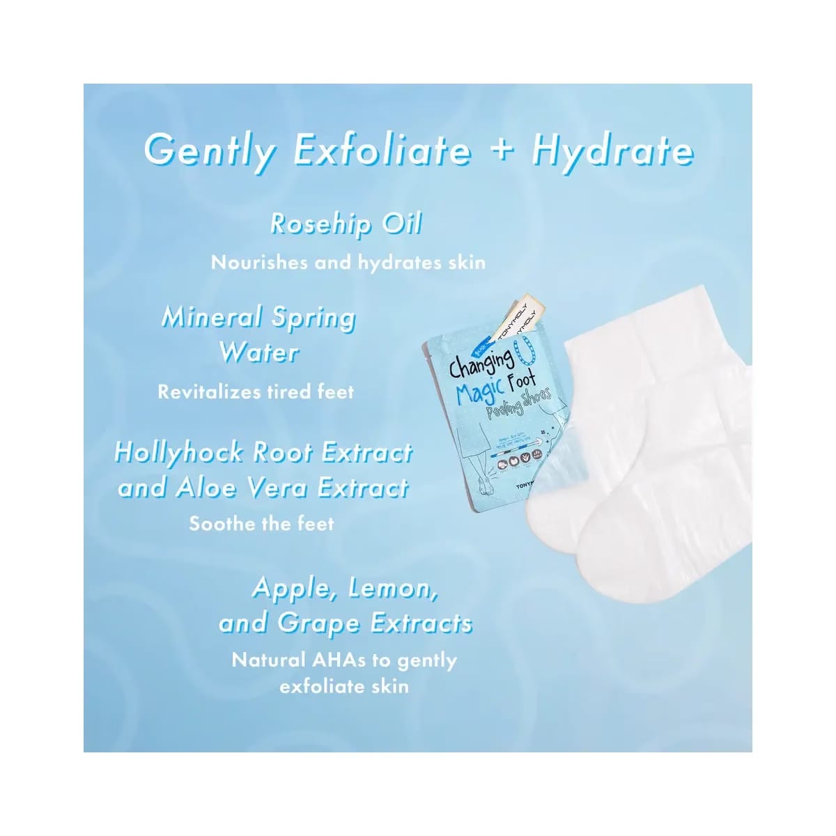 TONYMOLY Changing U Magic Foot Peeling Shoes