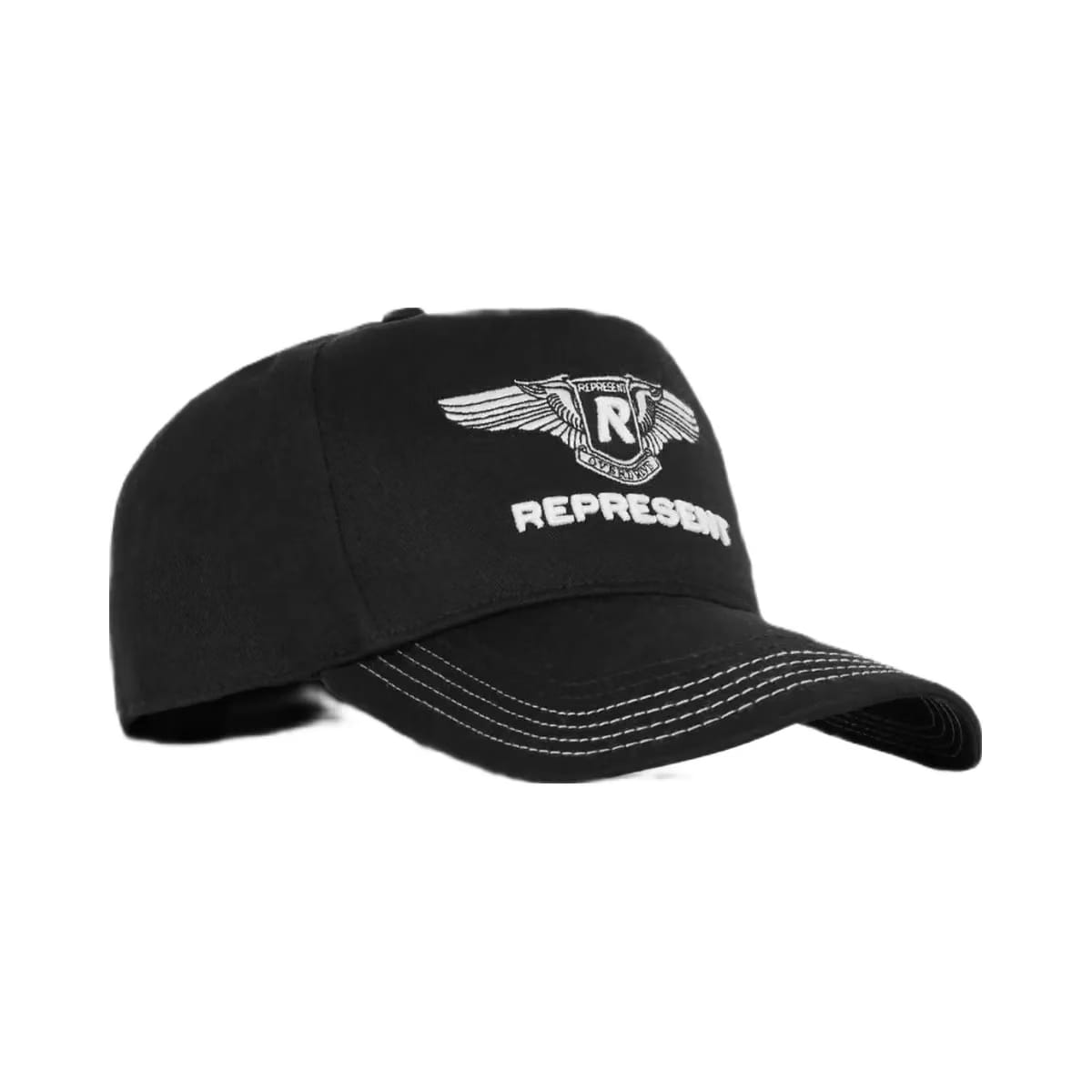 Represent Overdrive Badge Cap Jet Black
