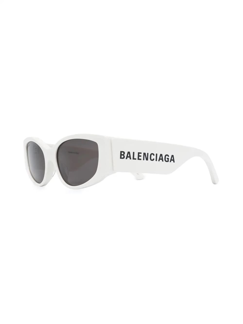 logo-print tinted-lenses sunglasses