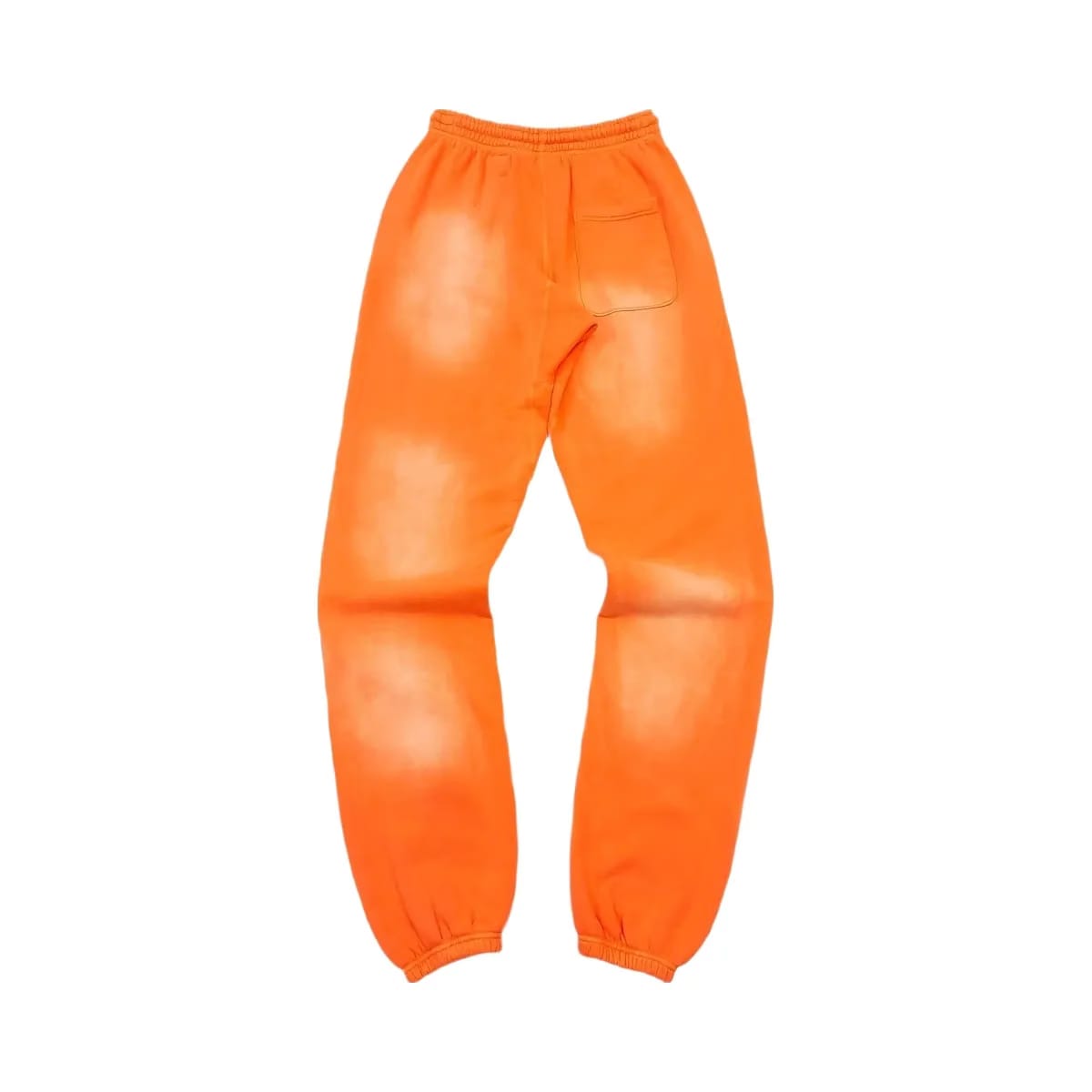Hellstar Fire Orange Closed Elastic Bottom Sweatpants Orange Dye/Black