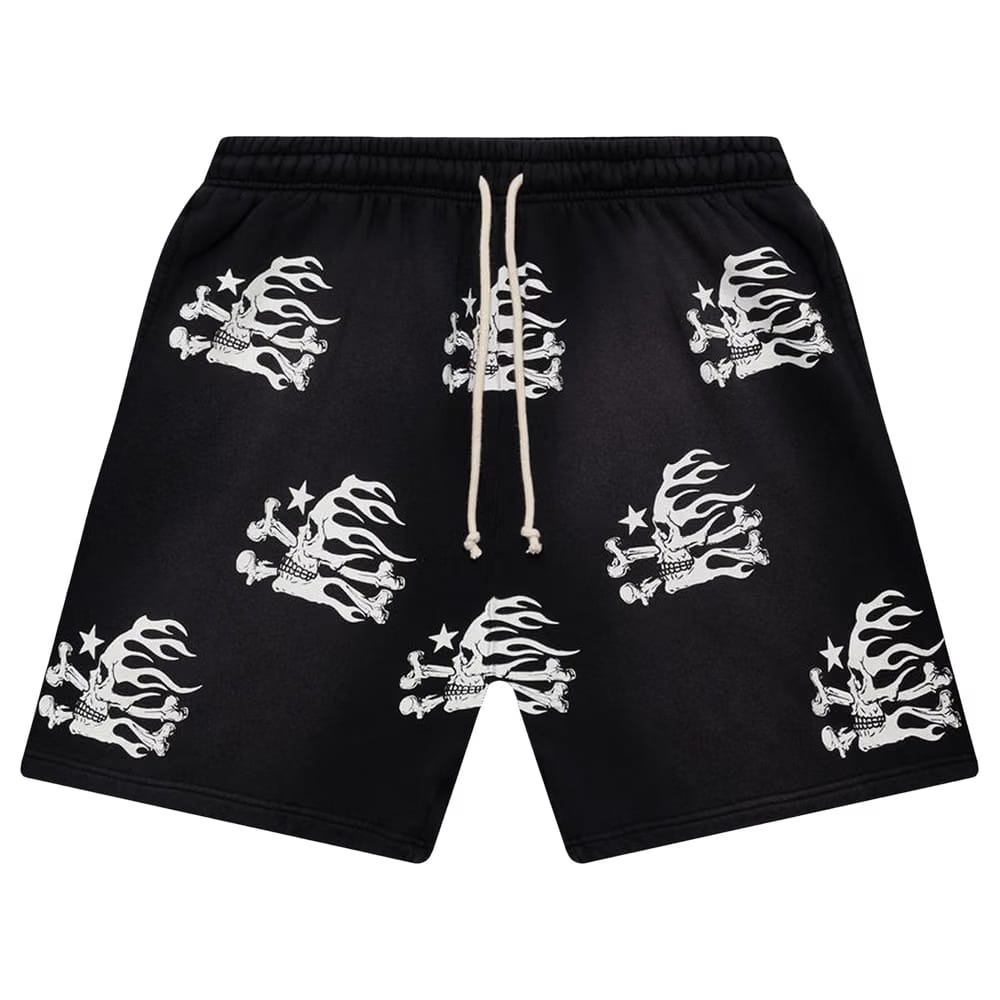 Hellstar Skull Shorts Black