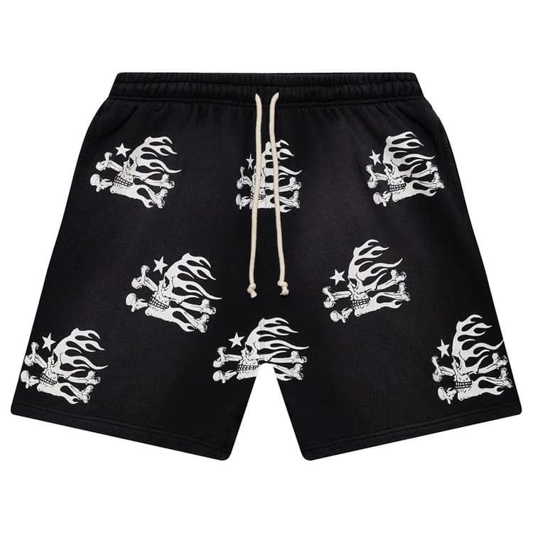 Hellstar Skull Shorts Black
