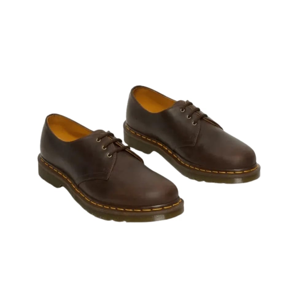 Dr Martens 1461 Crazy Horse Leather Oxford Shoes Brown
