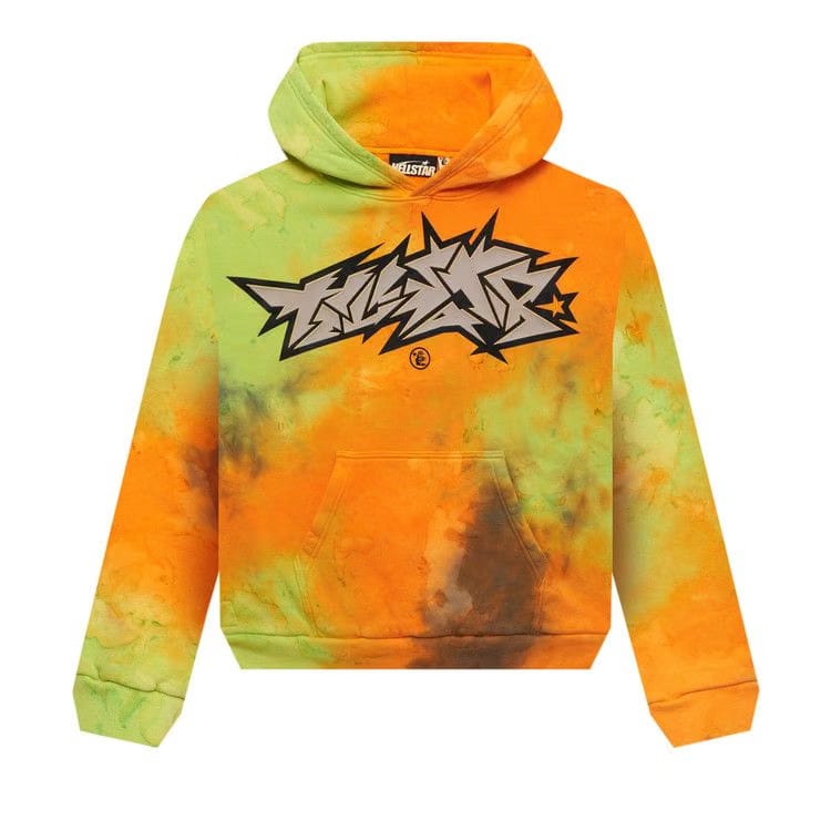 Hellstar Halloween Vomit Hoodie Orange