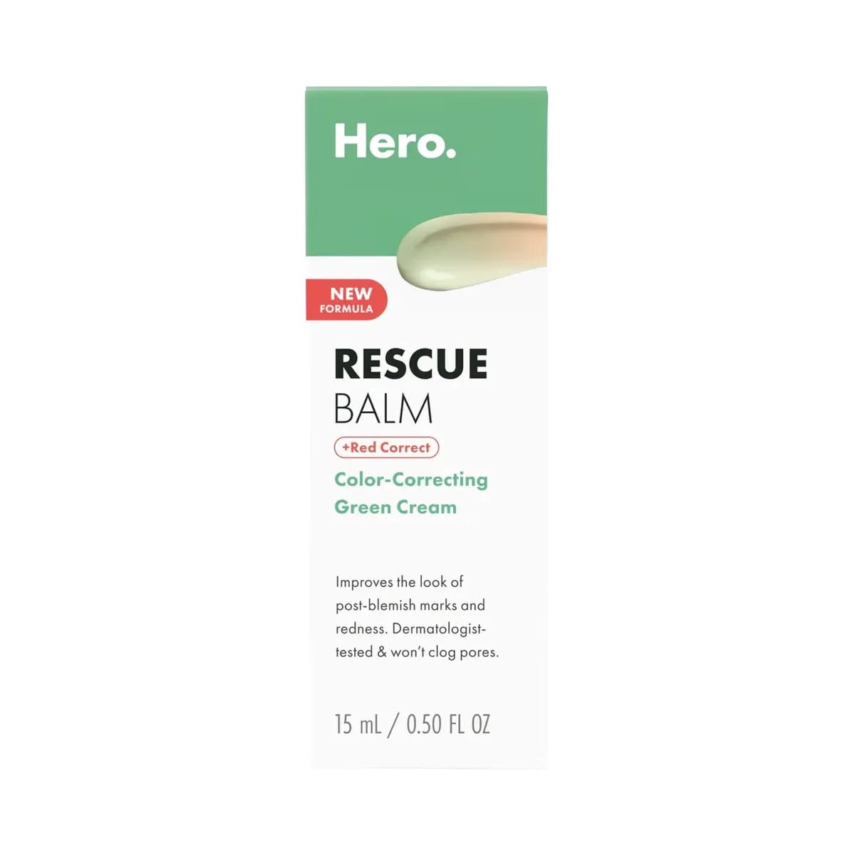 Hero Cosmetics Rescue Balm +Red Correct Post-Blemish Recovery Cream