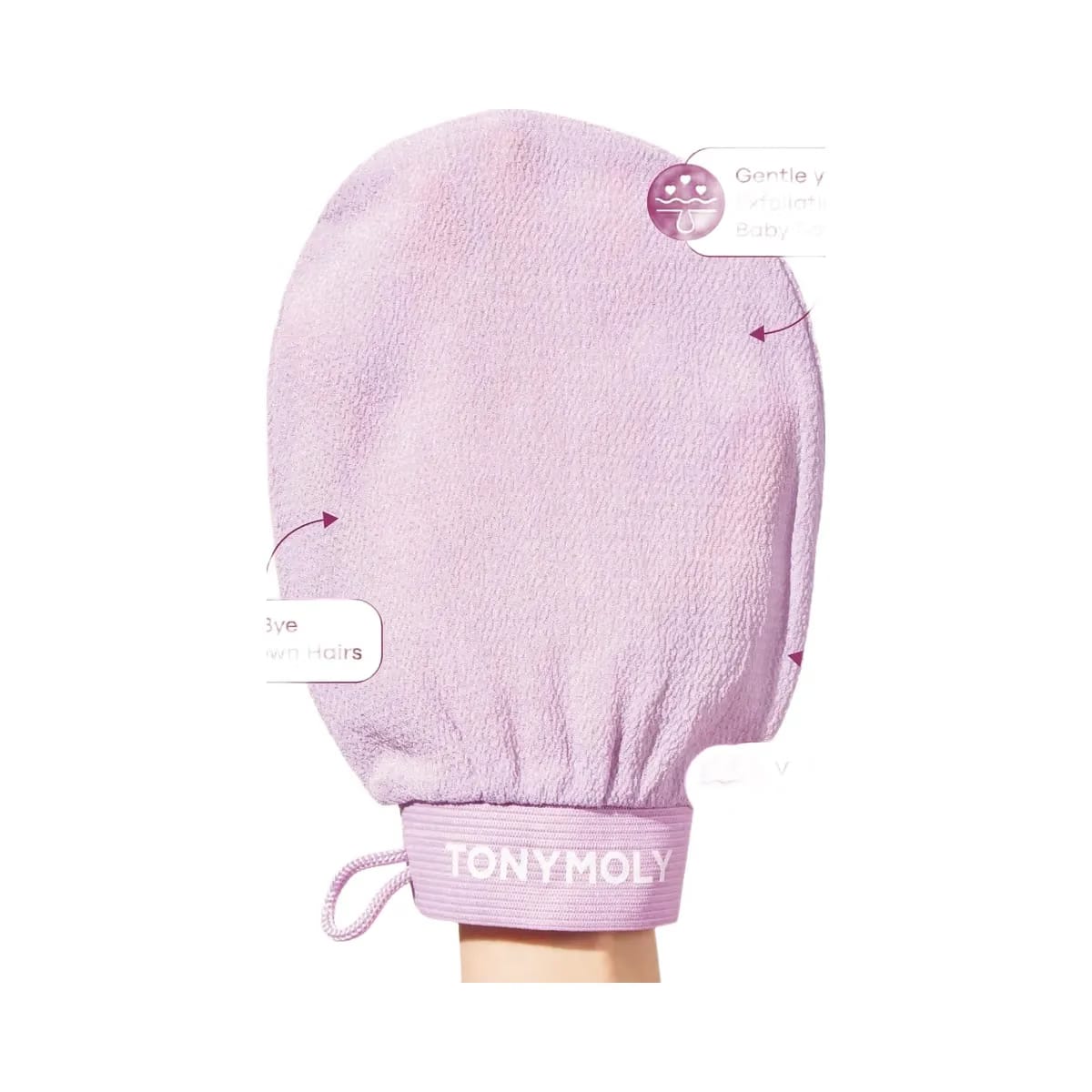 TONYMOLY Plum Bum Korean Body Exfoliating Glove
