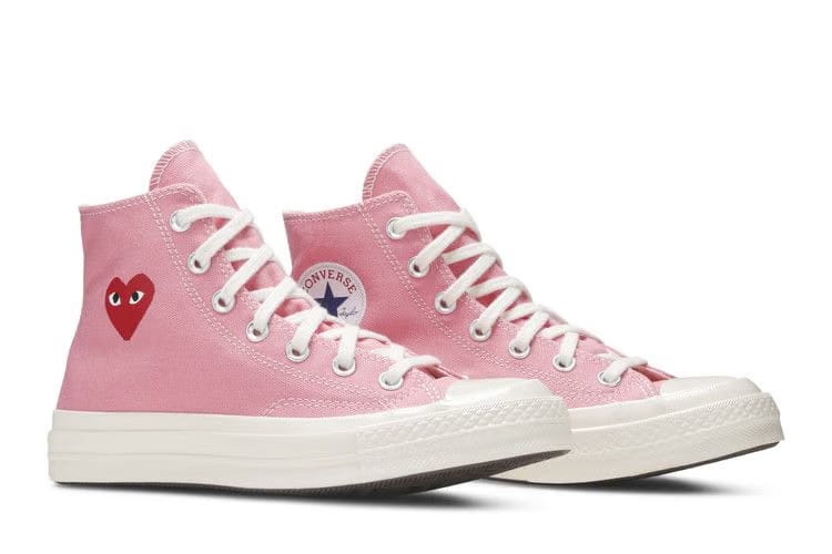 Comme des Garçons PLAY x Chuck 70 High Bright Pink