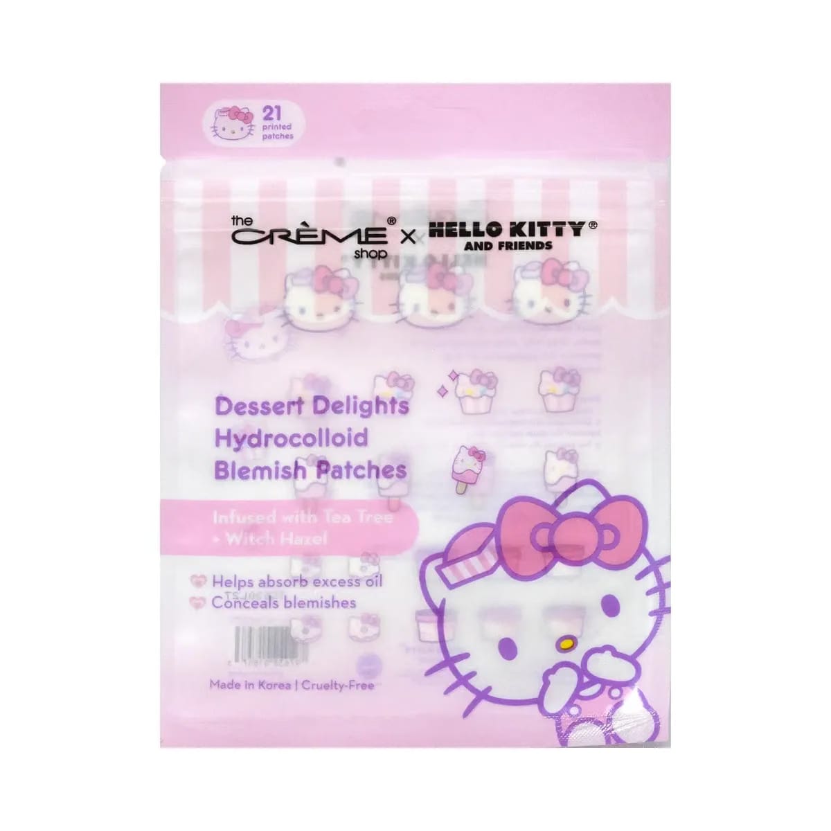 The Crème Shop Hello Kitty Dessert Delights Blemish Patches