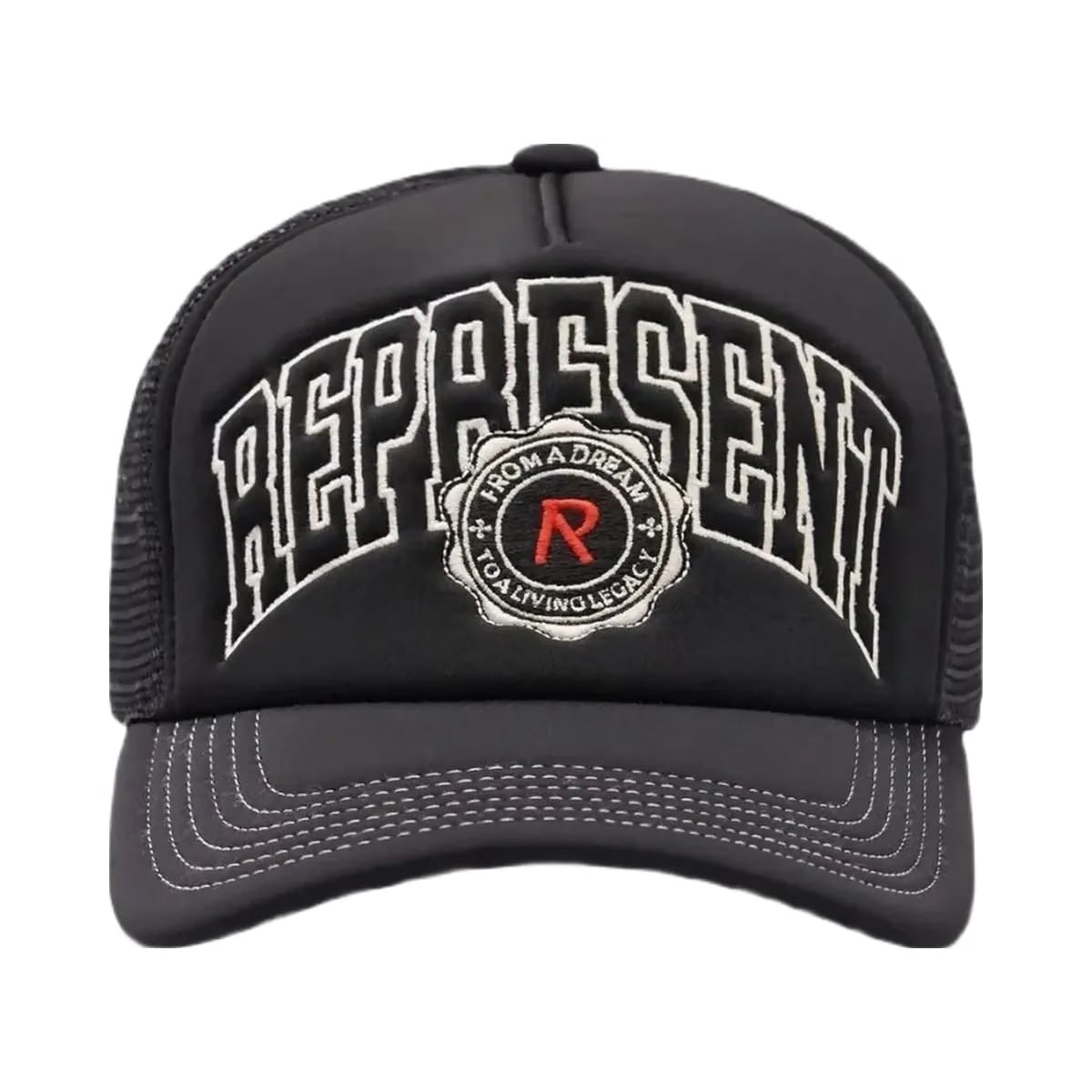 Represent Legacy Crest Cap Black