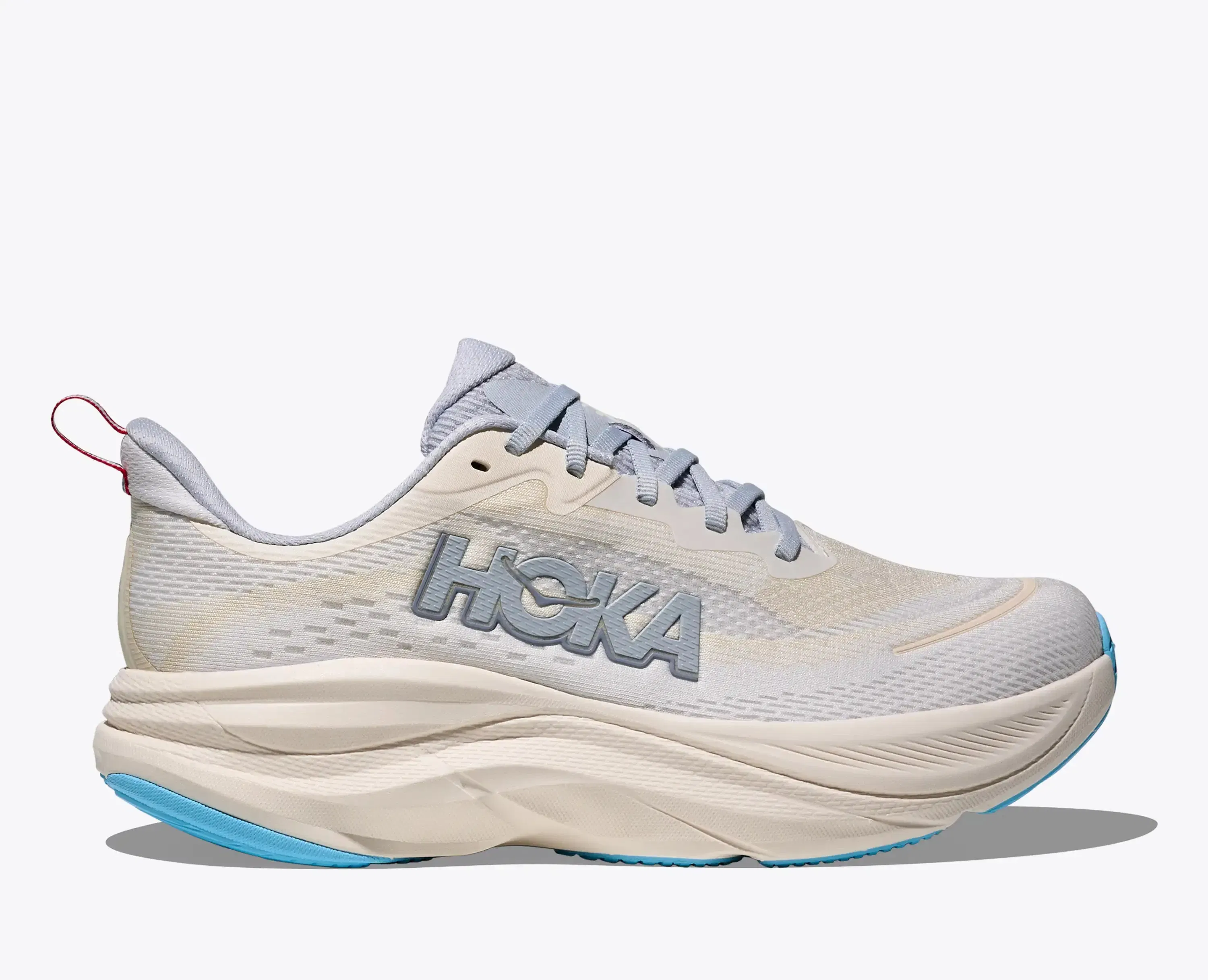 Hoka Women'S Skyflow Alabaster Mineral Blue