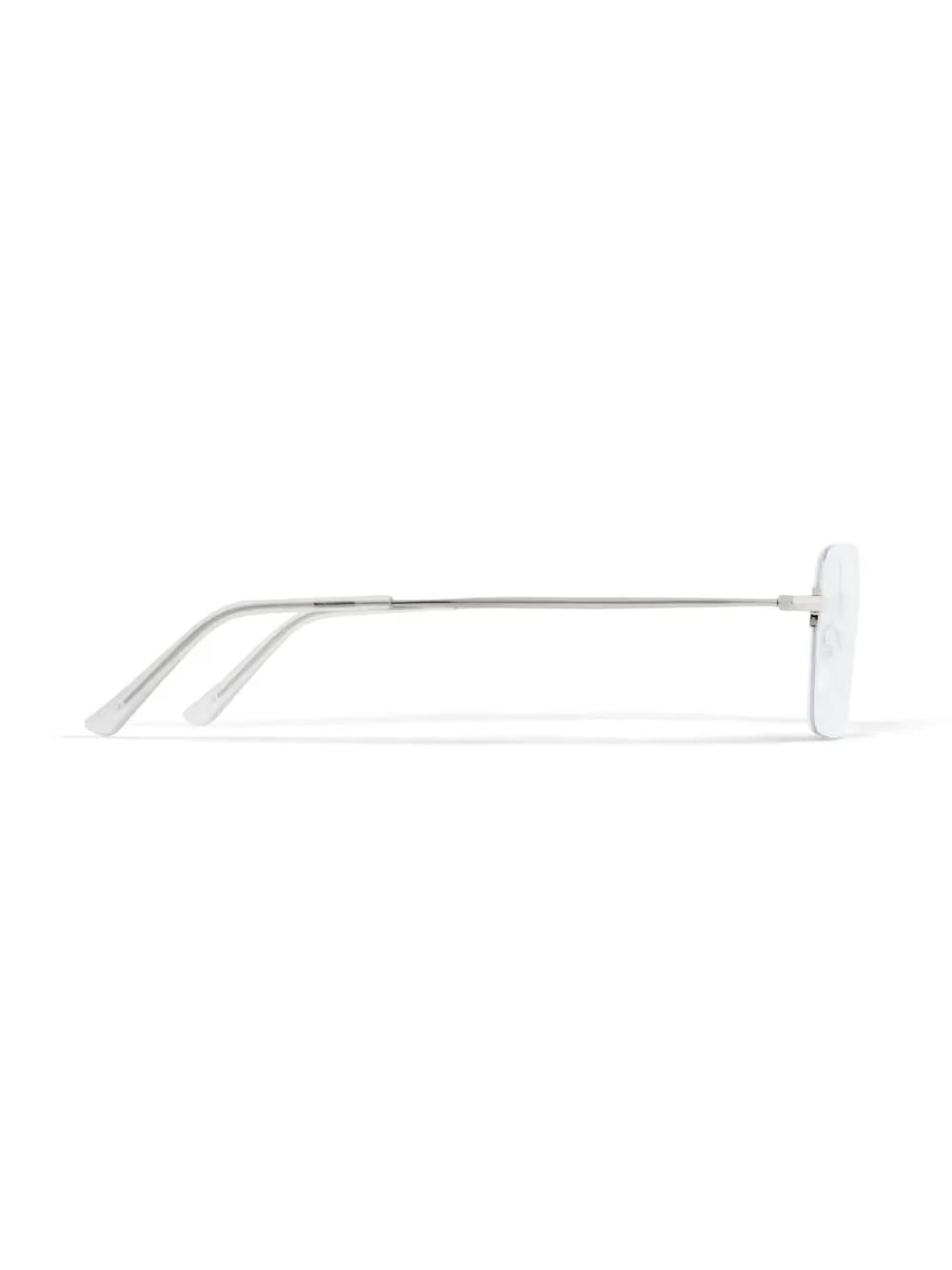 Invisible rectangle-frame sunglasses