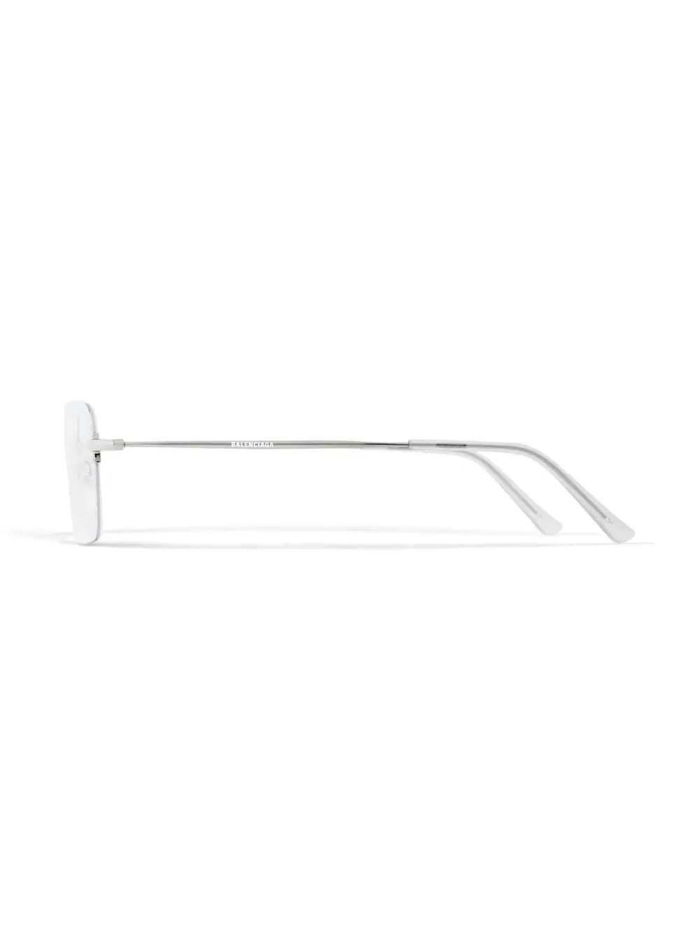 Invisible rectangle-frame sunglasses